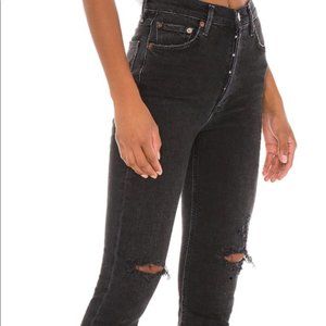 Agolde Nico Highrise button fly jeans size 28